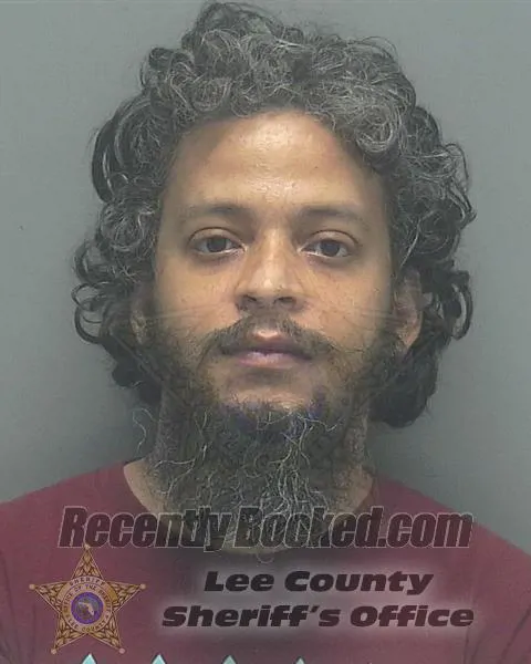 Booking photo from Lee County, Florida