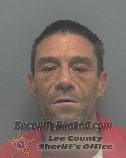 Booking photo from Lee County, Florida