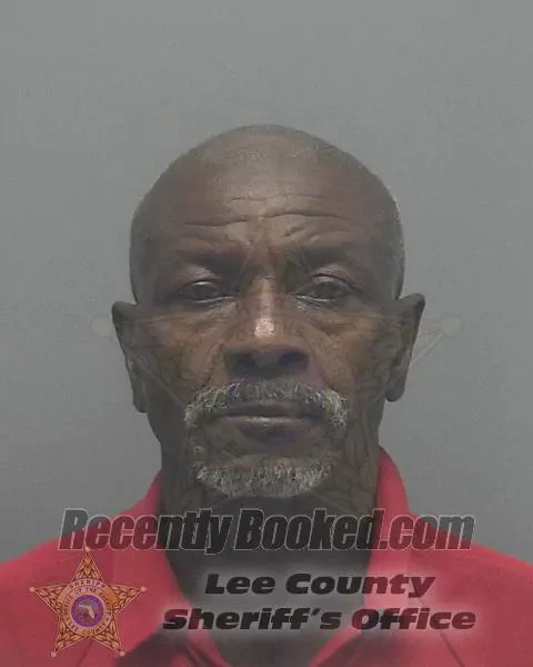 Booking photo from Lee County, Florida