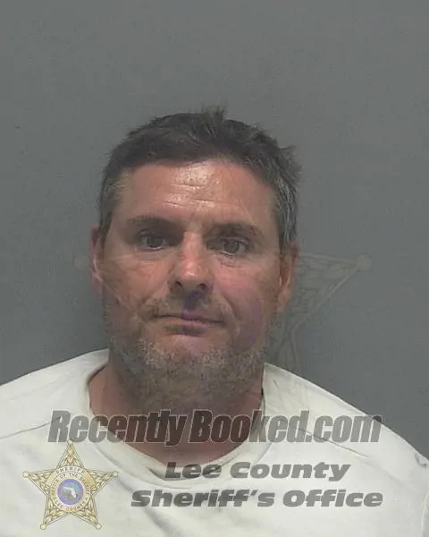 Booking photo from Lee County, Florida