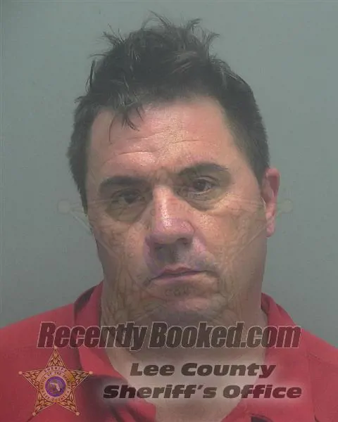 Booking photo from Lee County, Florida
