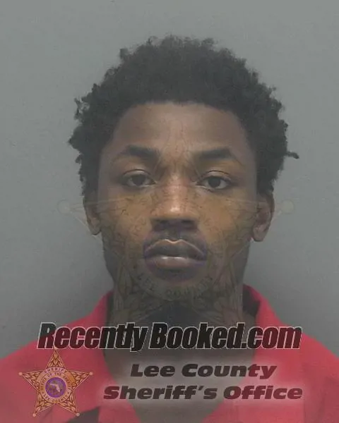 Booking photo from Lee County, Florida