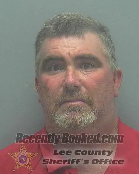 Booking photo from Lee County, Florida