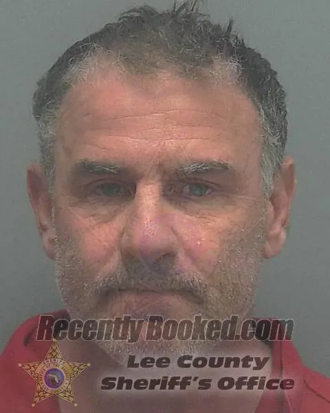 Booking photo from Lee County, Florida