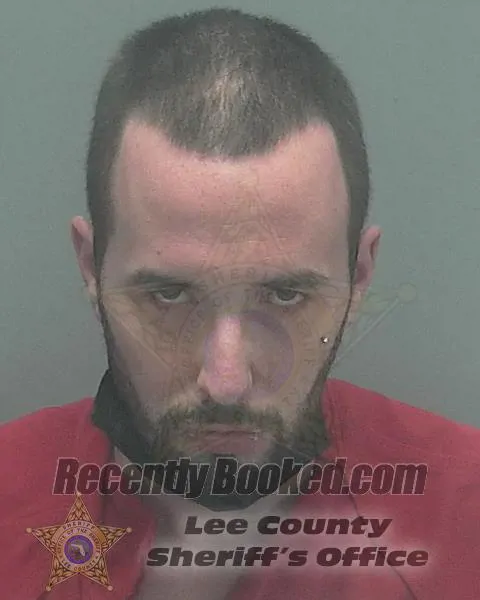 Booking photo from Lee County, Florida