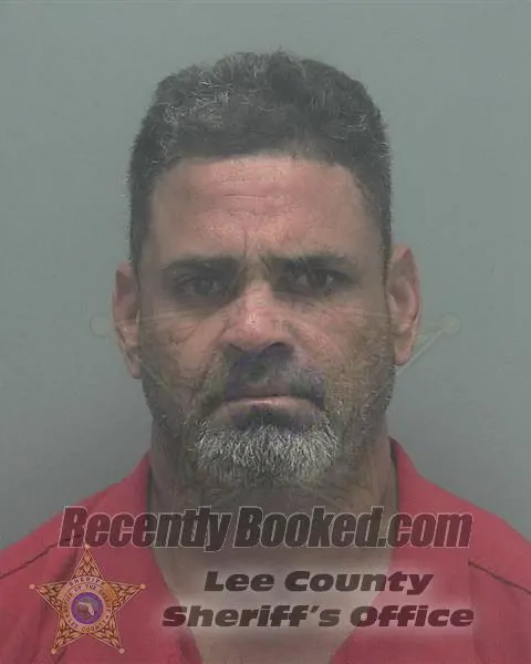 Booking photo from Lee County, Florida