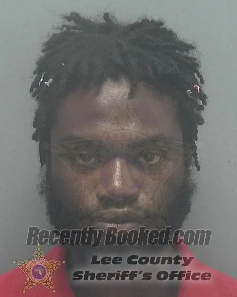Booking photo from Lee County, Florida