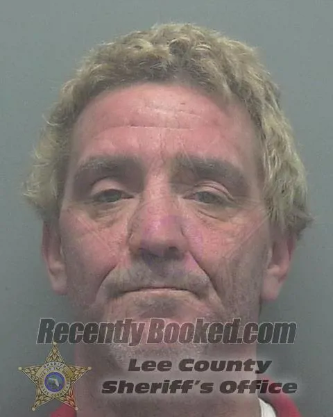 Booking photo from Lee County, Florida