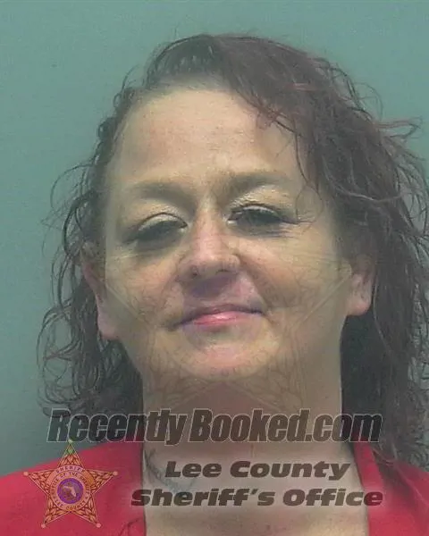 Booking photo from Lee County, Florida