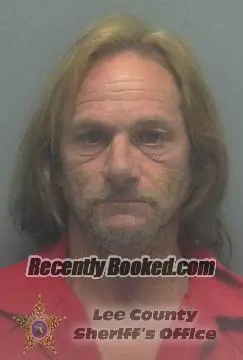 Booking photo from Lee County, Florida