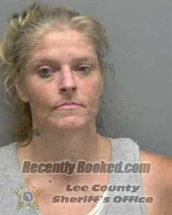 Booking photo from Lee County, Florida