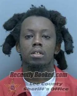 Booking photo from Lee County, Florida