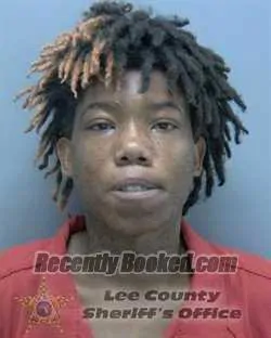 Booking photo from Lee County, Florida