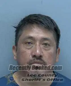 Booking photo from Lee County, Florida