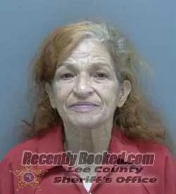 Booking photo from Lee County, Florida