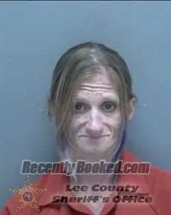 Booking photo from Lee County, Florida
