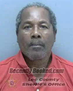 Booking photo from Lee County, Florida