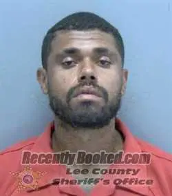 Booking photo from Lee County, Florida
