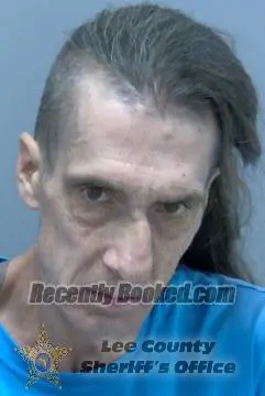 Booking photo from Lee County, Florida
