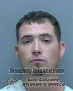 Booking photo from Lee County, Florida