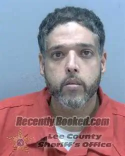 Booking photo from Lee County, Florida