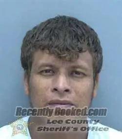 Booking photo from Lee County, Florida
