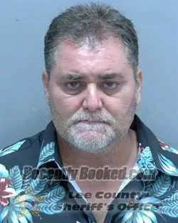 Booking photo from Lee County, Florida