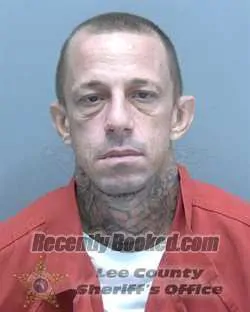 Booking photo from Lee County, Florida