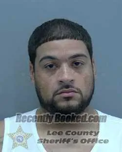 Booking photo from Lee County, Florida