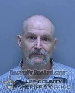 Booking photo from Lee County, Florida