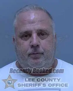 Booking photo from Lee County, Florida