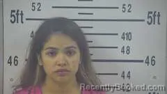 Mugshot of NAHYELY MARTINEZ booked in Kleberg County, Texas on May 13, 2026