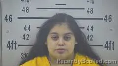 Mugshot of RUBY-JO LINARES CALZADA booked in Kleberg County, Texas on June 30, 2026