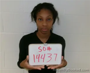 Mugshot of IYANA LYNETTE CROOMS booked in Lavaca County, Texas on April 1, 2026