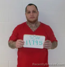 Mugshot of BRANDON SCOTT DEARSON booked in Lavaca County, Texas on March 20, 2026