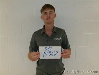 Mugshot of Garrett James Hitchcock booked in Lavaca County, Texas on September 5, 2026