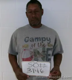 Booking photo from Lavaca County, Texas