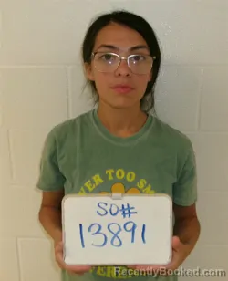 Mugshot of Lorena Maricela Melendez booked in Lavaca County, Texas on August 8, 2026