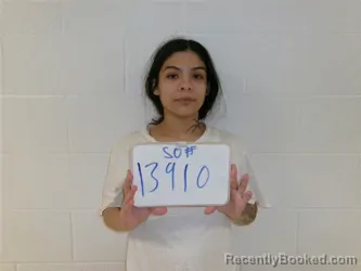 Mugshot of Lakaylyn Nevaeh Macias booked in Lavaca County, Texas on August 31, 2026