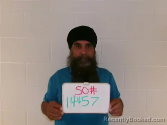 Mugshot of RAJINDER PAL SINGH booked in Lavaca County, Texas on April 22, 2026