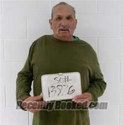 Booking photo from Lavaca County, Texas