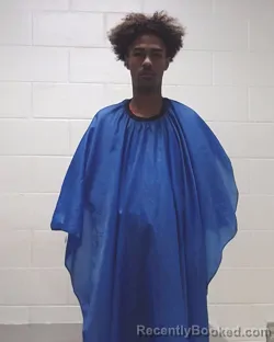 Mugshot of TREYVON DAUDI OMAYLO booked in Liberty County, Texas on March 31, 2026