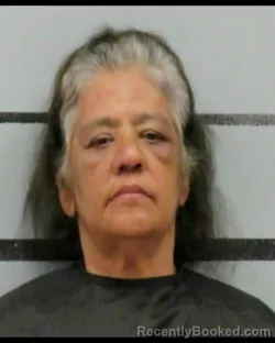 Mugshot of Linda Briones booked in Lubbock County, Texas on August 25, 2026