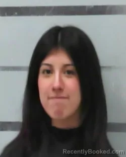 Mugshot of Alexandra Colmenero booked in Lubbock County, Texas on August 28, 2026
