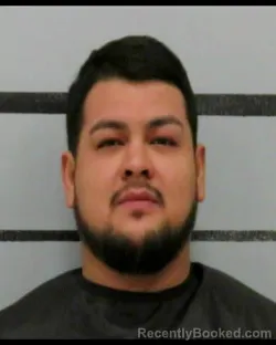 Mugshot of Adrian Calzada-Ibarra booked in Lubbock County, Texas on August 24, 2026