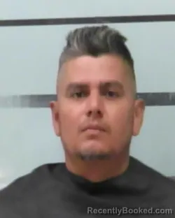 Mugshot of Nelson Campos booked in Lubbock County, Texas on August 28, 2026