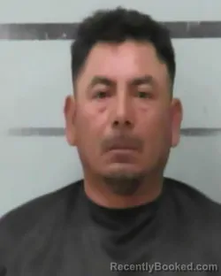 Mugshot of German Espinoz-Vazquez booked in Lubbock County, Texas on August 30, 2026