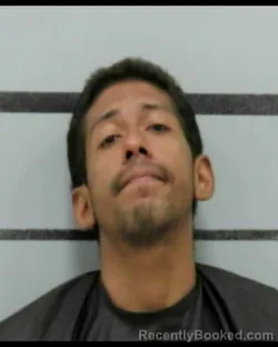 Mugshot of Jordan Hobby-Fuentes booked in Lubbock County, Texas on August 25, 2026