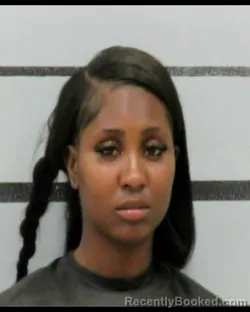 Mugshot of Naijah Hutchins booked in Lubbock County, Texas on August 22, 2026