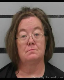 Mugshot of Karrie Johnson booked in Lubbock County, Texas on September 14, 2026